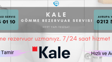 kale gömme rezervuar servisi